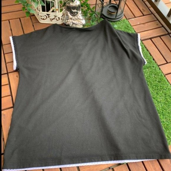 Zenergy By Chicos Shrit Short Sleeve Size 1 - Picture 10 of 11